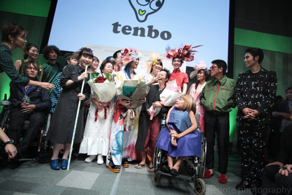 tenboのファッションショーの様子