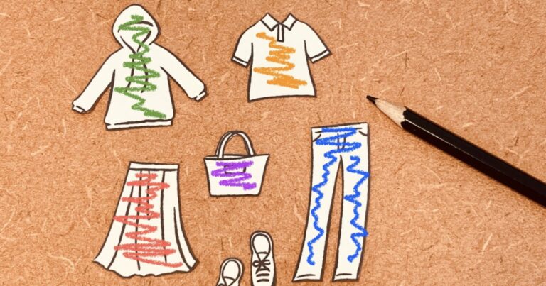 ファッションアイテムのイラスト
