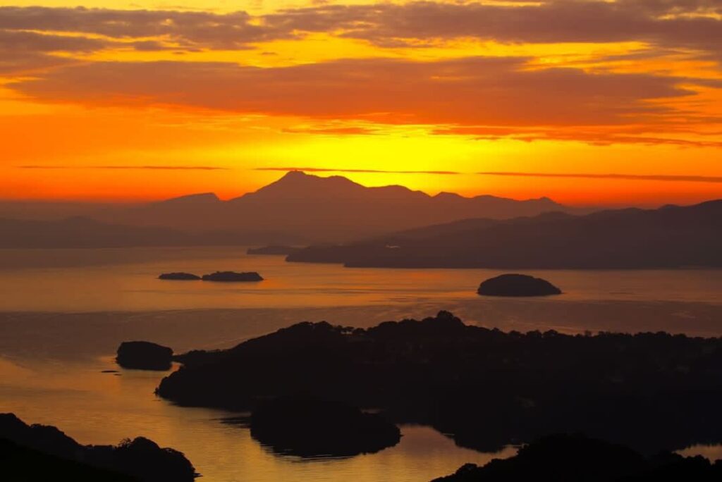 大村湾　景色