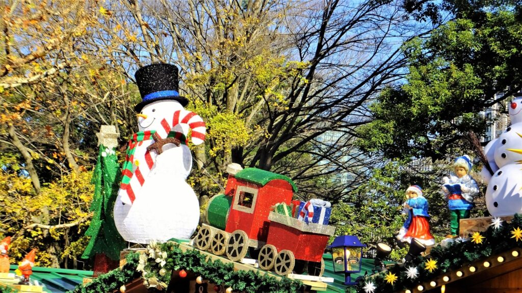クリスマスマーケットの風景