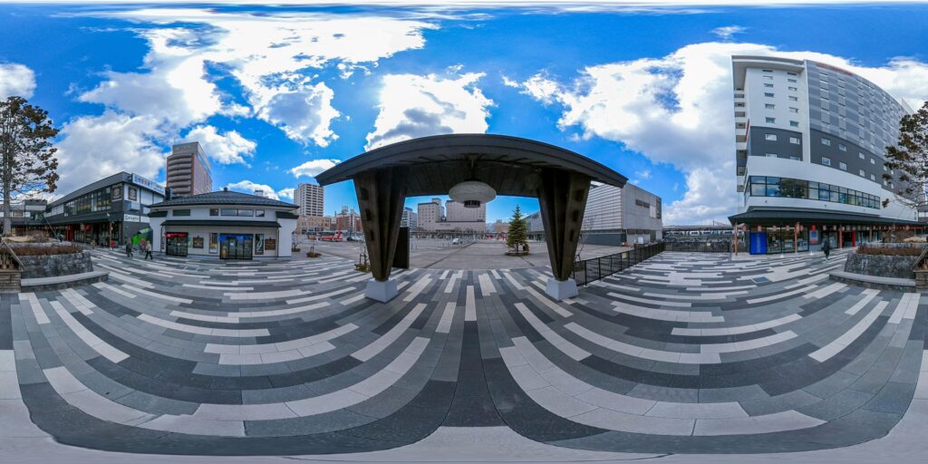 函館をVRで視聴した風景